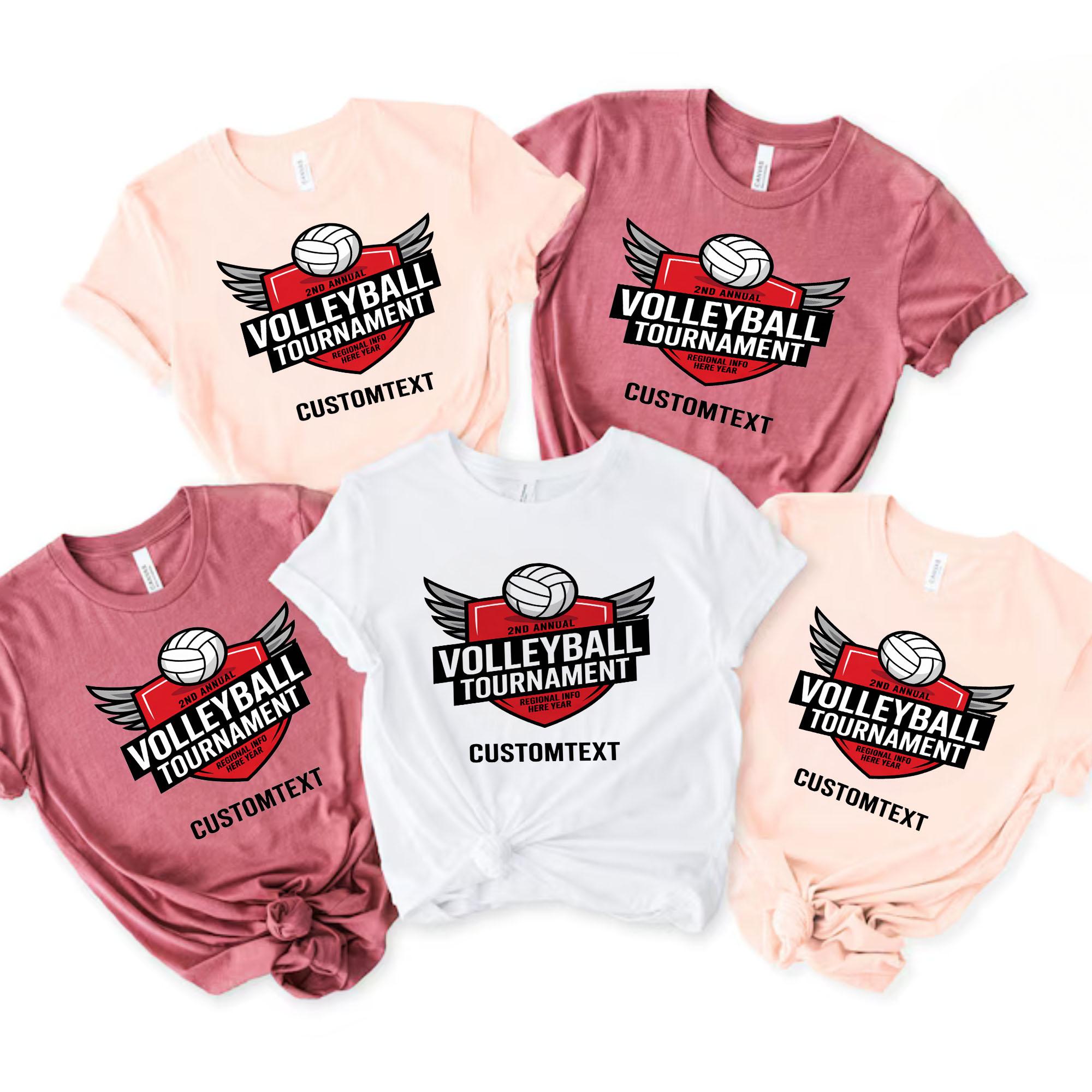 2025 Volleyball Club Sport Team T-shirt – Classic Varsity Badge Tournament Look 2025 volleyball club sport team t shirt classic varsity badge tournament look style 1 thumb 513
