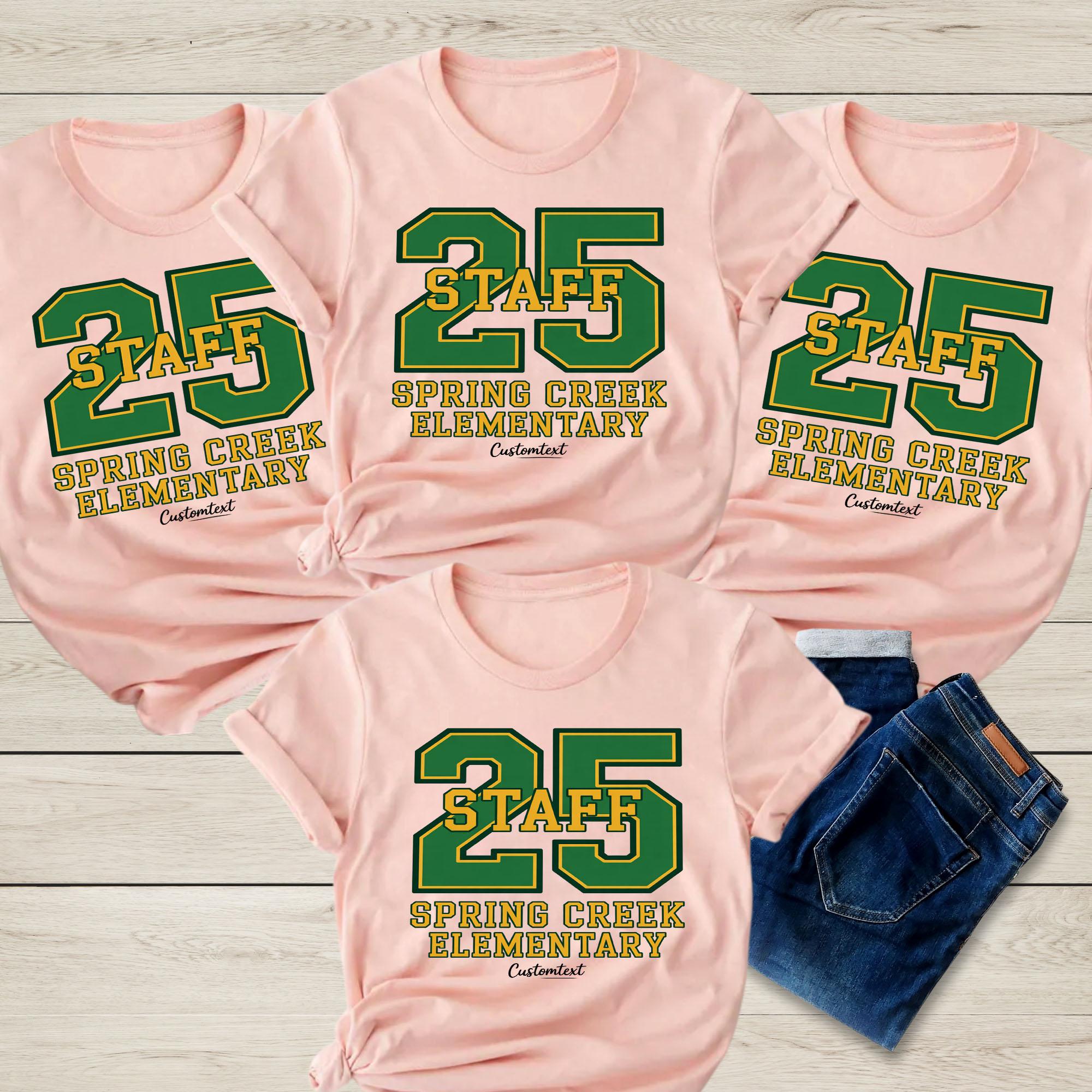 25 Staff Spring Creek Elementary Custom Teacher Staff Shirt Retro Style 25 staff spring creek elementary custom teacher staff shirt retro style style 1 thumb 806