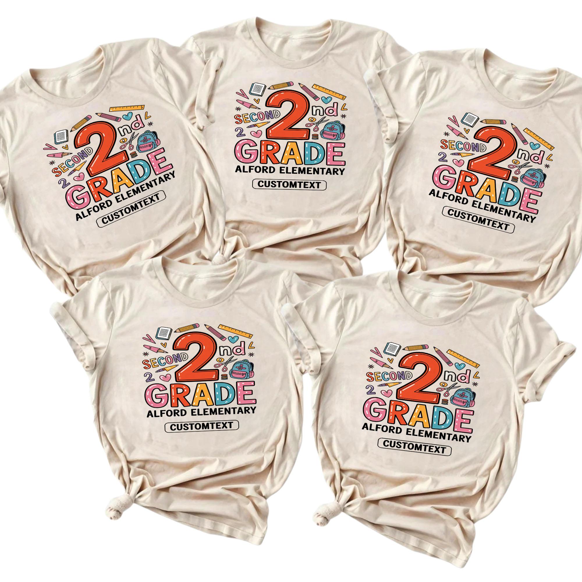 2nd Grade Doodle Class Shirt – Cute Back to School Elementary Tee 2nd grade doodle class shirt cute back to school elementary tee style 2 thumb 519