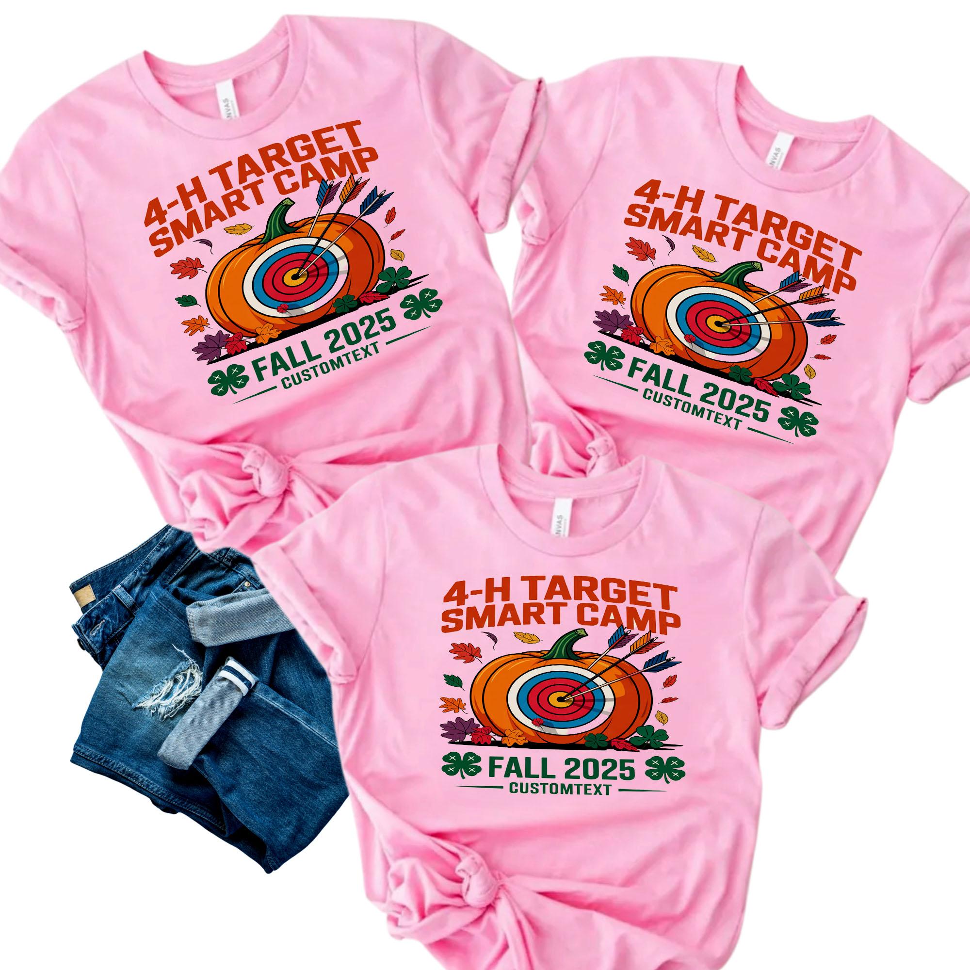 4-H Target Smart Camp Fall 2025 Custom Trip Shirt - Archery Adventure Style 4 h target smart camp fall 2025 custom trip shirt archery adventure style style 2 thumb 711