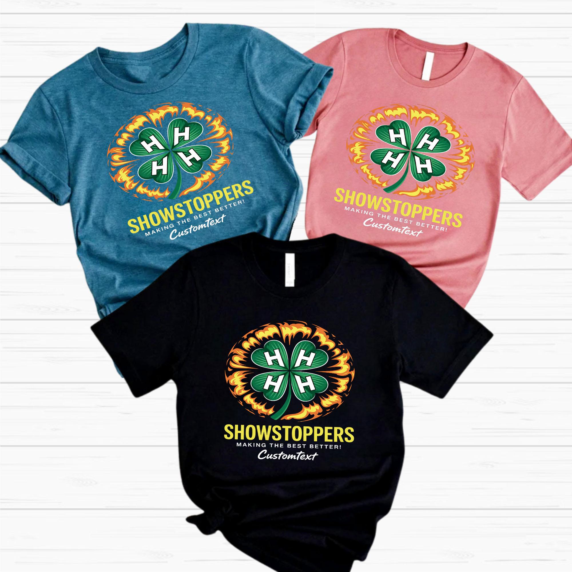 4H Showstoppers Shirt – Making the Best Better Custom Retro Club Tee 4h showstoppers shirt making the best better custom retro club tee style 1 thumb 226