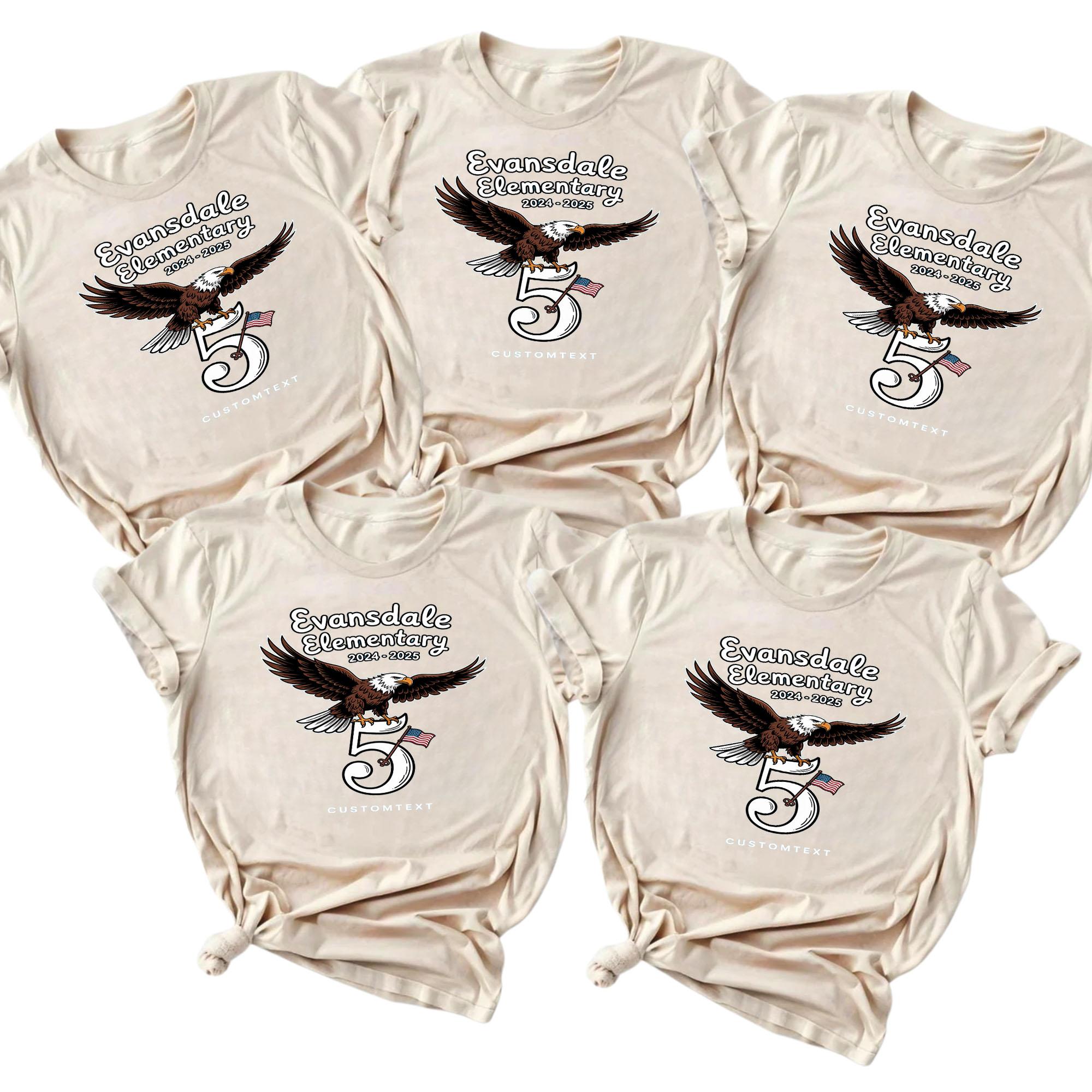 5th Grade Eagle Mascot Class Shirt – Evansdale Elementary 2025 5th grade eagle mascot class shirt evansdale elementary 2025 style 2 thumb 520