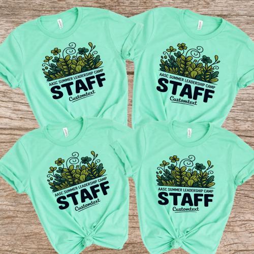 AASC Summer Leadership Camp Custom Nature Tee Teacher Staff Shirt