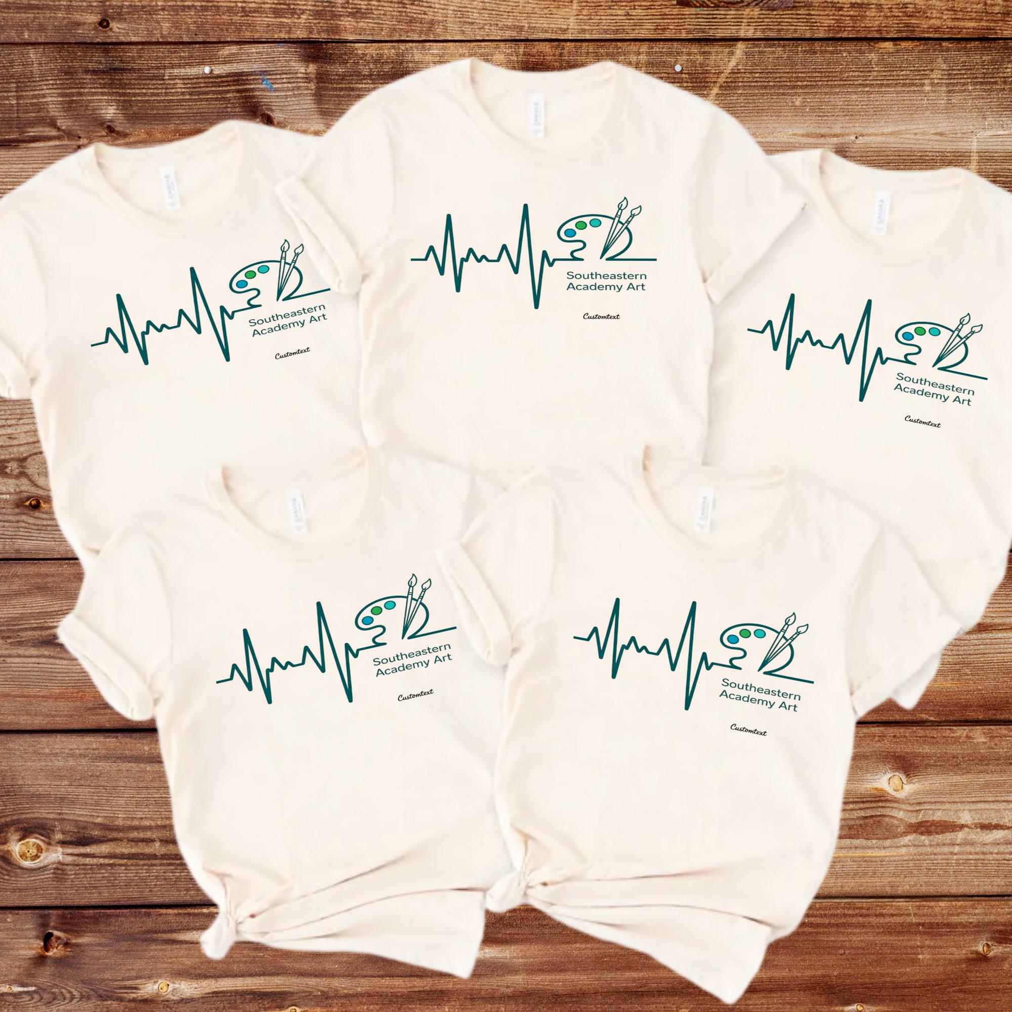 Academy Art Club Shirt – Southeastern Heartbeat Minimal Custom Design academy art club shirt southeastern heartbeat minimal custom design style 1 thumb 102