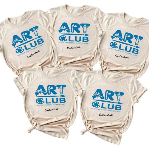 Art Club Elementary Shirt – Southwestern School Style Custom Cute Design