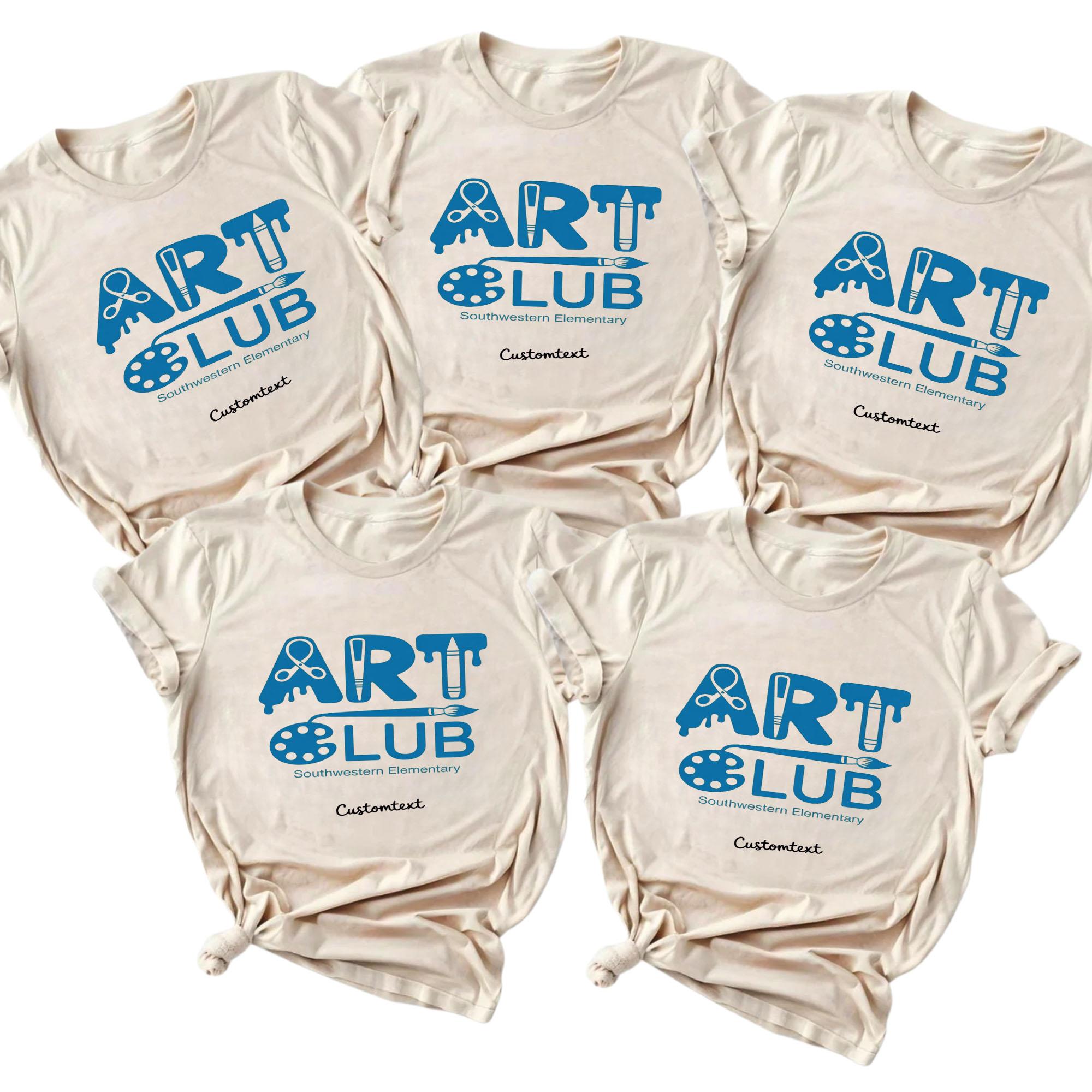 Art Club Southwestern Elementary Shirt Custom – Cute School Style art club southwestern elementary shirt custom cute school style style 4 thumb 1