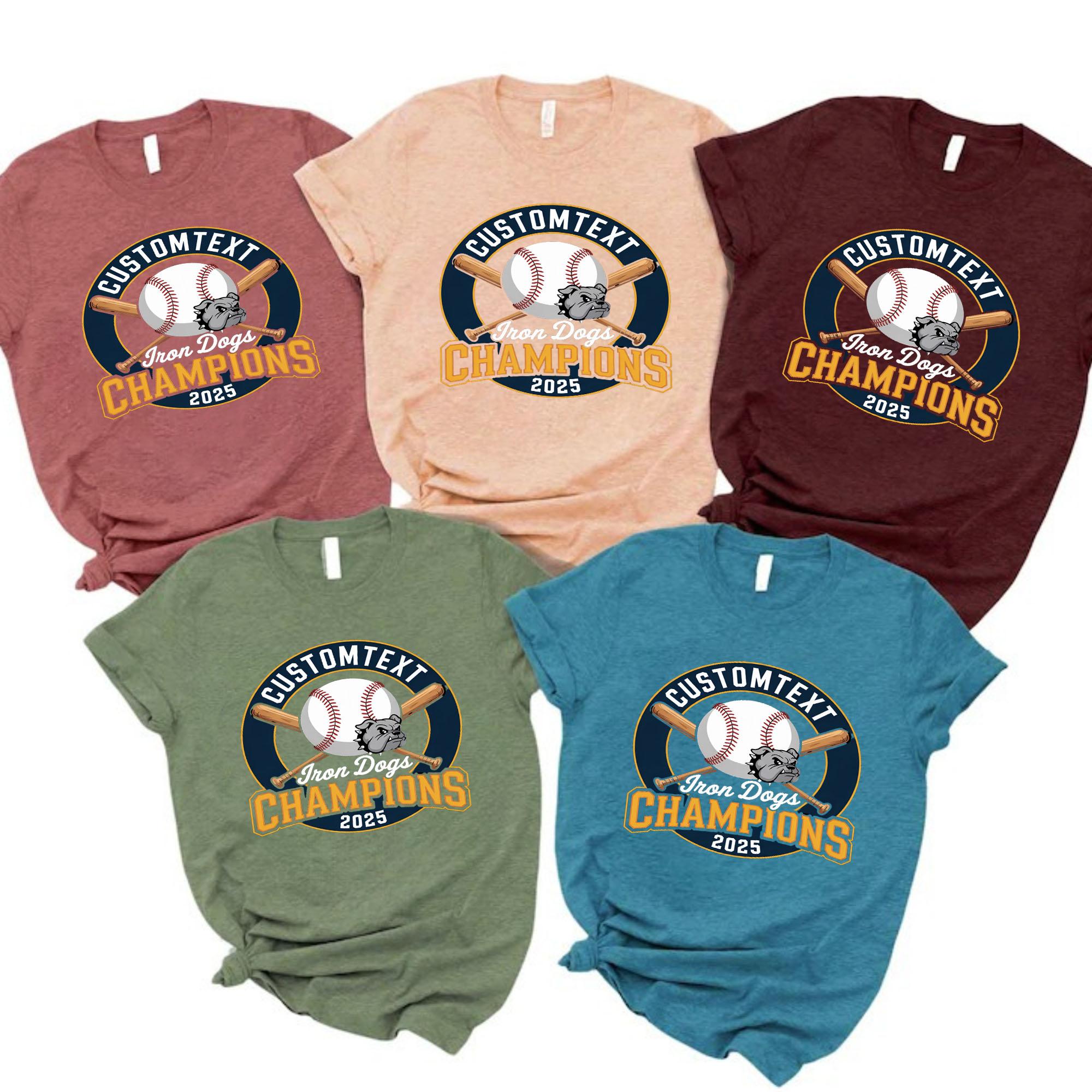 Baseball Champions Shirt – School Varsity Mascot Team Spirit Tee baseball champions shirt school varsity mascot team spirit tee style 2 thumb 242