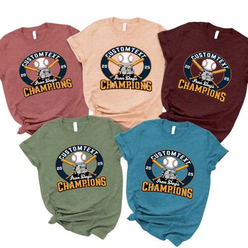 Baseball Champions Shirt – Varsity Mascot Tournament Tee