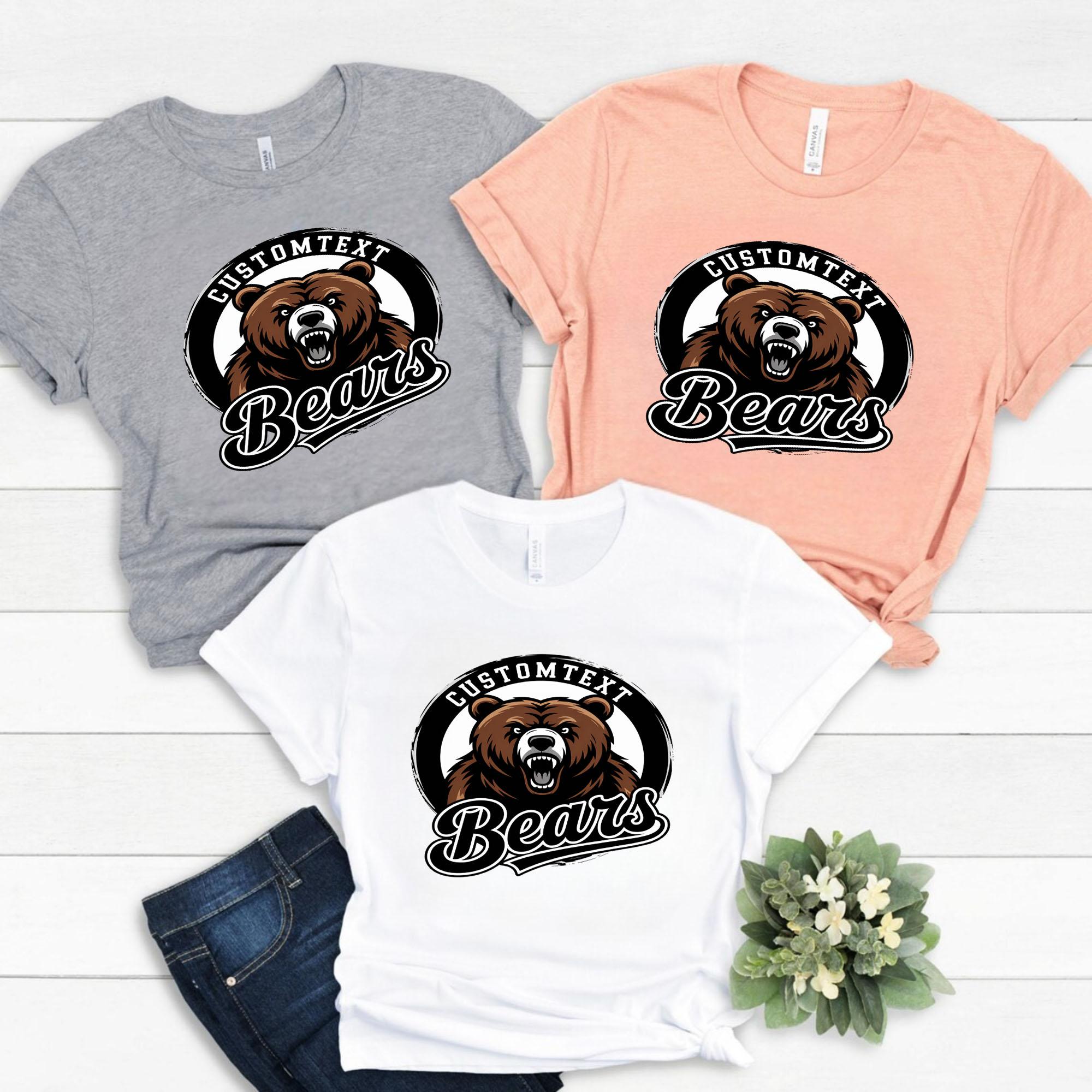 Bears Mascot Shirt – Grunge Retro Varsity Tee bears mascot shirt grunge retro varsity tee style 2 thumb 535