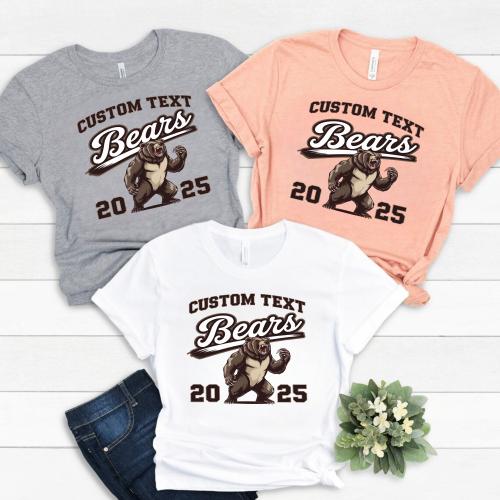bears team shirt school mascot spirit wear class pride t shirt style 2 thumb 539