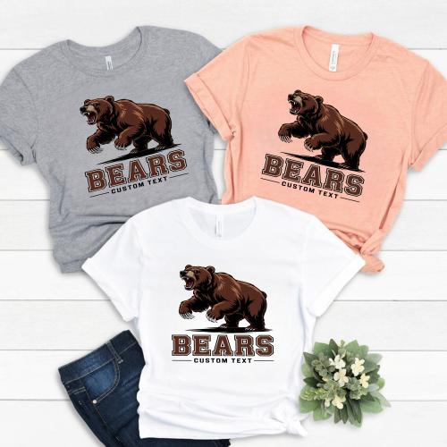 Bears Varsity Mascot Shirt – Retro College Team Tee