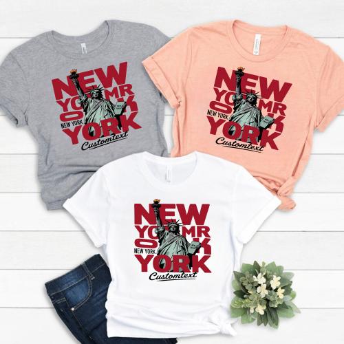 bold statue of liberty trip shirt custom nyc new york field adventure tee style 1 thumb 977