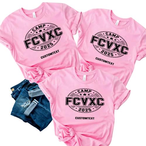 Camp FCVXC 2025 Custom Trip Shirt - Badge Adventure Style
