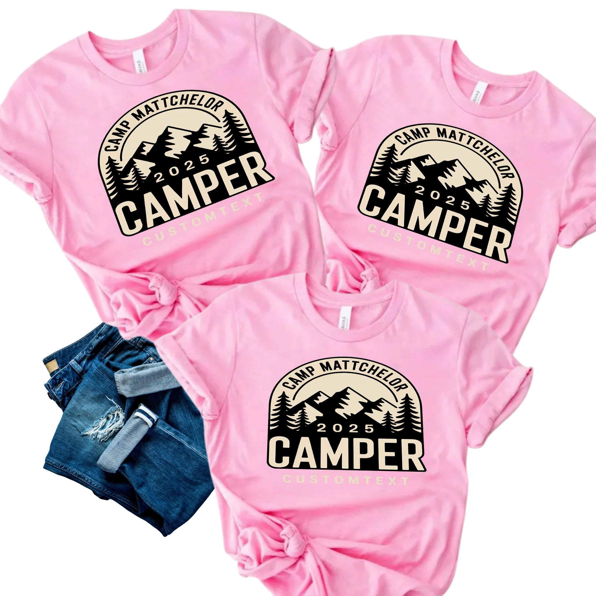 Camp Mattchelor Camper 2025 Custom Trip Shirt - Wilderness Adventure Style camp mattchelor camper 2025 custom trip shirt wilderness adventure style style 2 thumb 717