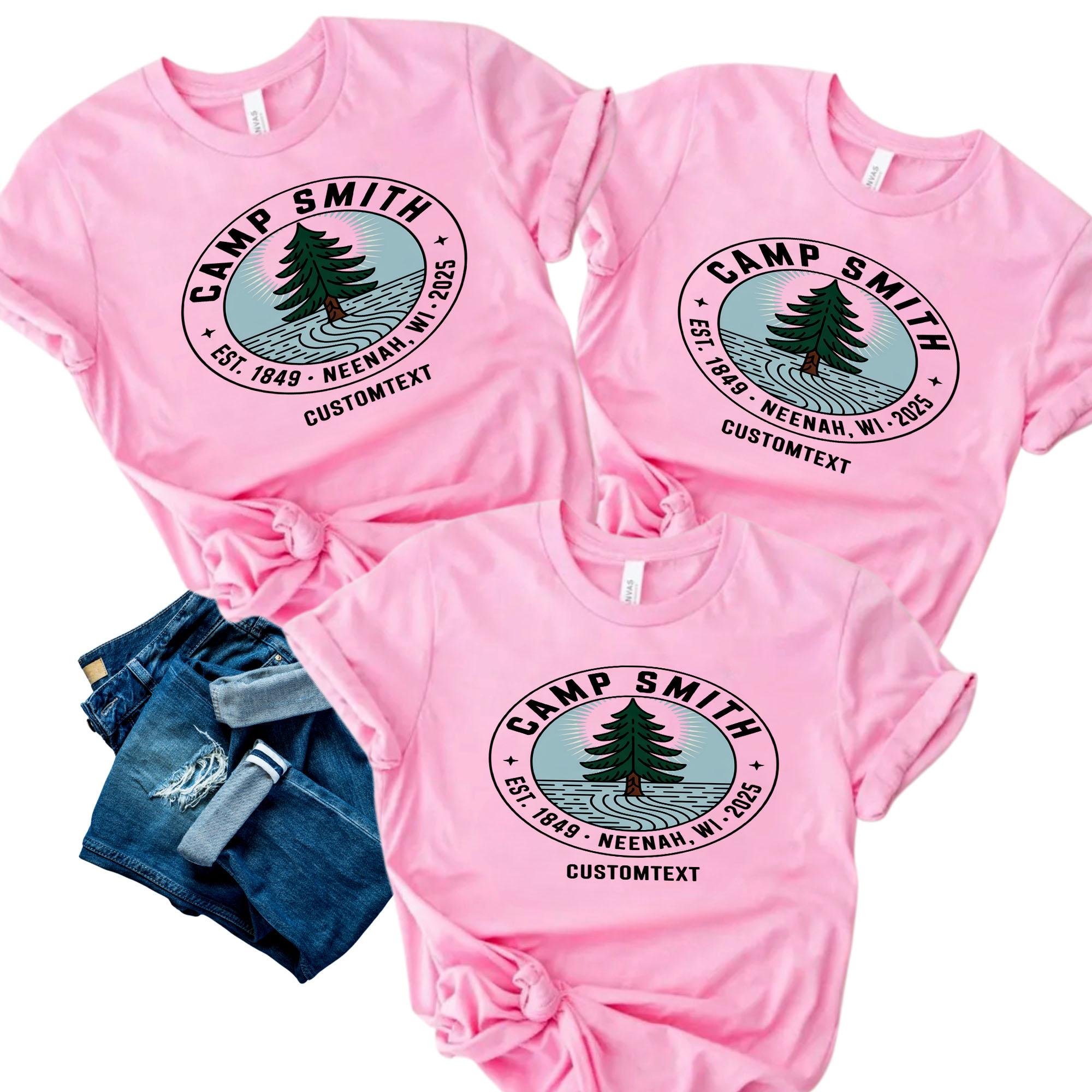 Camp Smith Neenah WI 2025 Custom Trip Shirt - Classic Lakeside Camp Style camp smith neenah wi 2025 custom trip shirt classic lakeside camp style style 1 thumb 910
