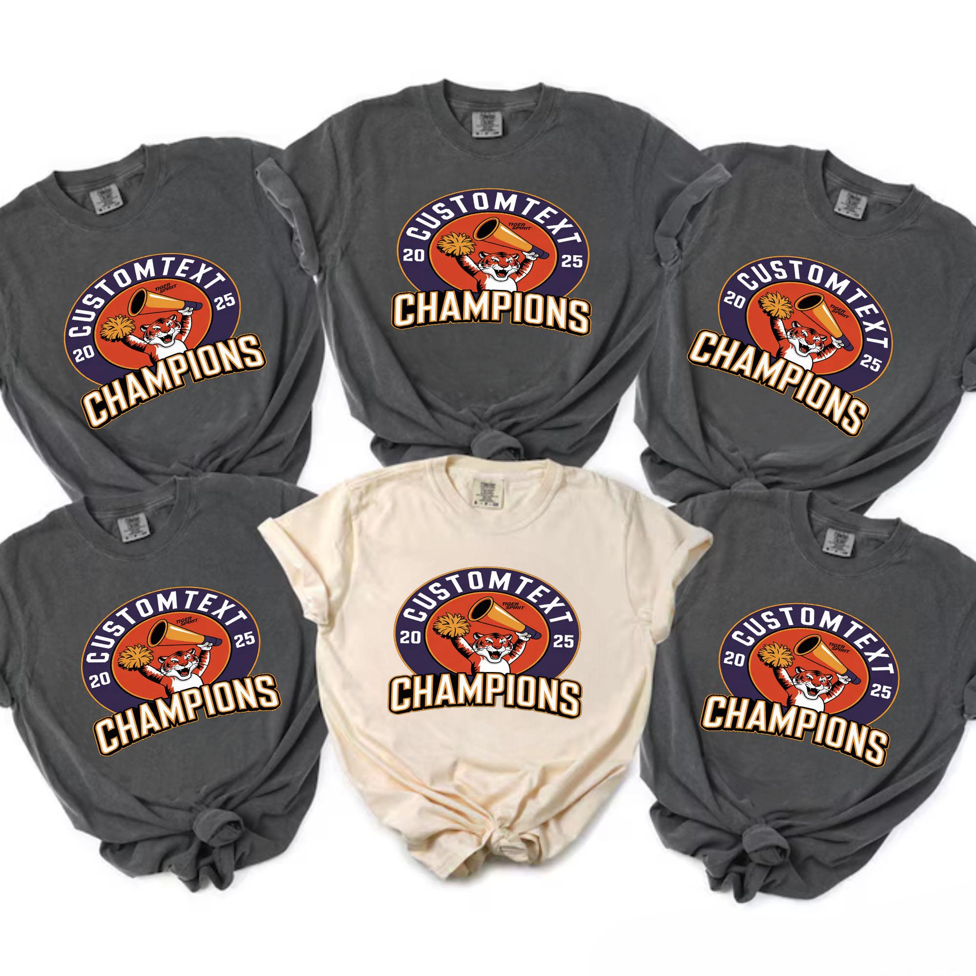 cheerleading Champions Shirt – Varsity Mascot Tournament Tee cheerleading champions shirt varsity mascot tournament tee style 3 thumb 164