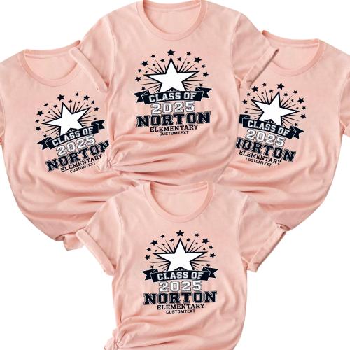Class Of 2025 Norton Elementary Trip Shirt – School Spirit Varsity Custom Tee
