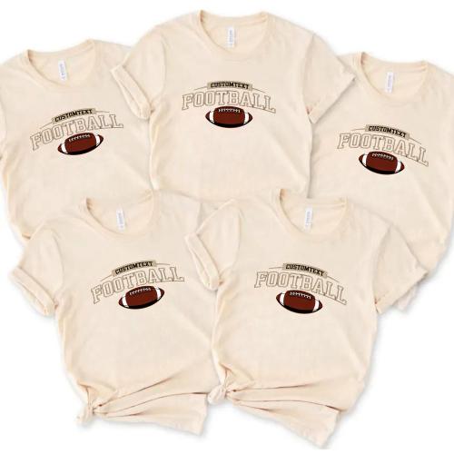 Classic Football Club Sport Team T-shirt – Custom Varsity High School Spirit Tee