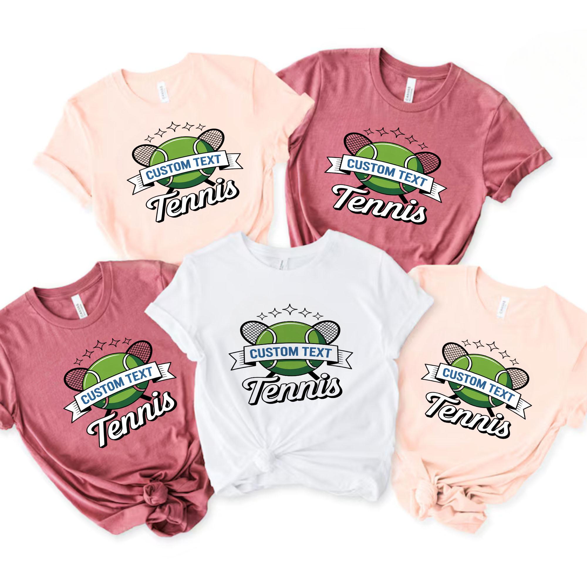 Classic Hoop Badge Tennis Club Sport Team T-shirt – Varsity Tournament Style classic hoop badge tennis club sport team t shirt varsity tournament style style 2 thumb 383