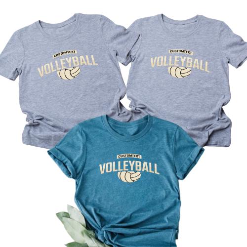 Classic Volleyball Club Sport Team T-shirt – Custom High School Varsity Edition