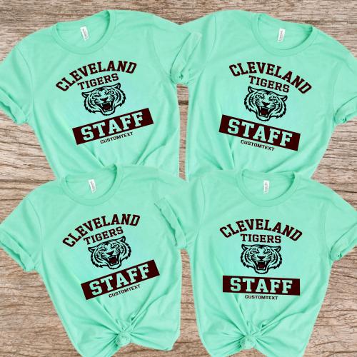 Cleveland Tigers Staff Custom Text Vintage Tiger Photography Club Shirt