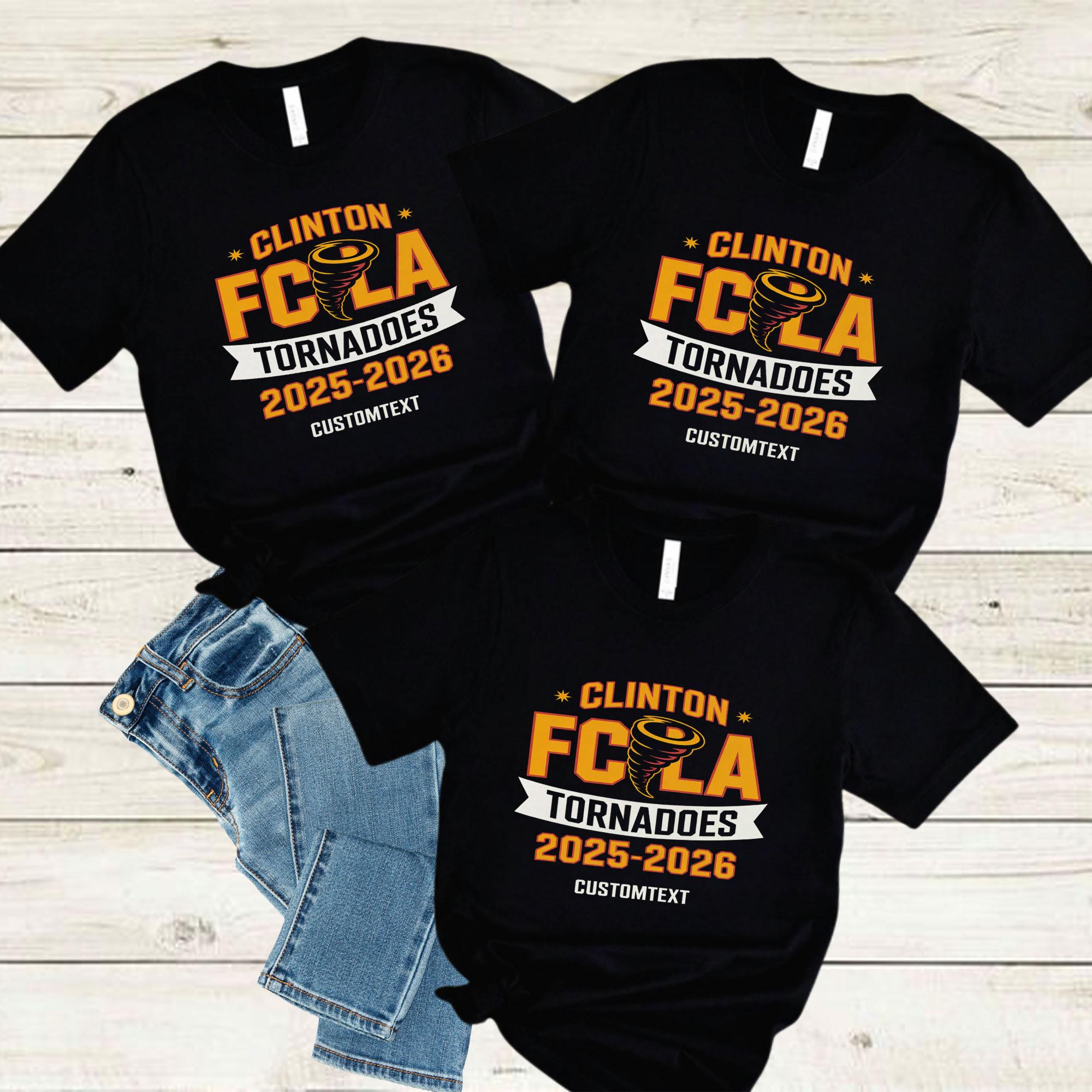 Clinton FCCLA Shirt 2025–2026 – Bold Retro Tornadoes Custom High School Tee clinton fccla shirt 2025 2026 bold retro tornadoes custom high school tee style 1 thumb 175