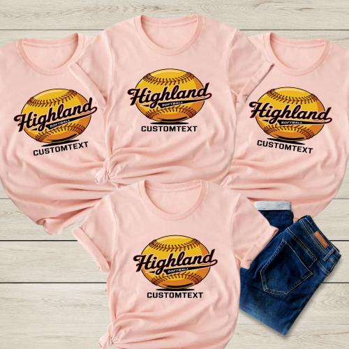 Club Sport Team Softball Headgear Logo T-shirt – Classic Varsity Helmet Graphic Tee