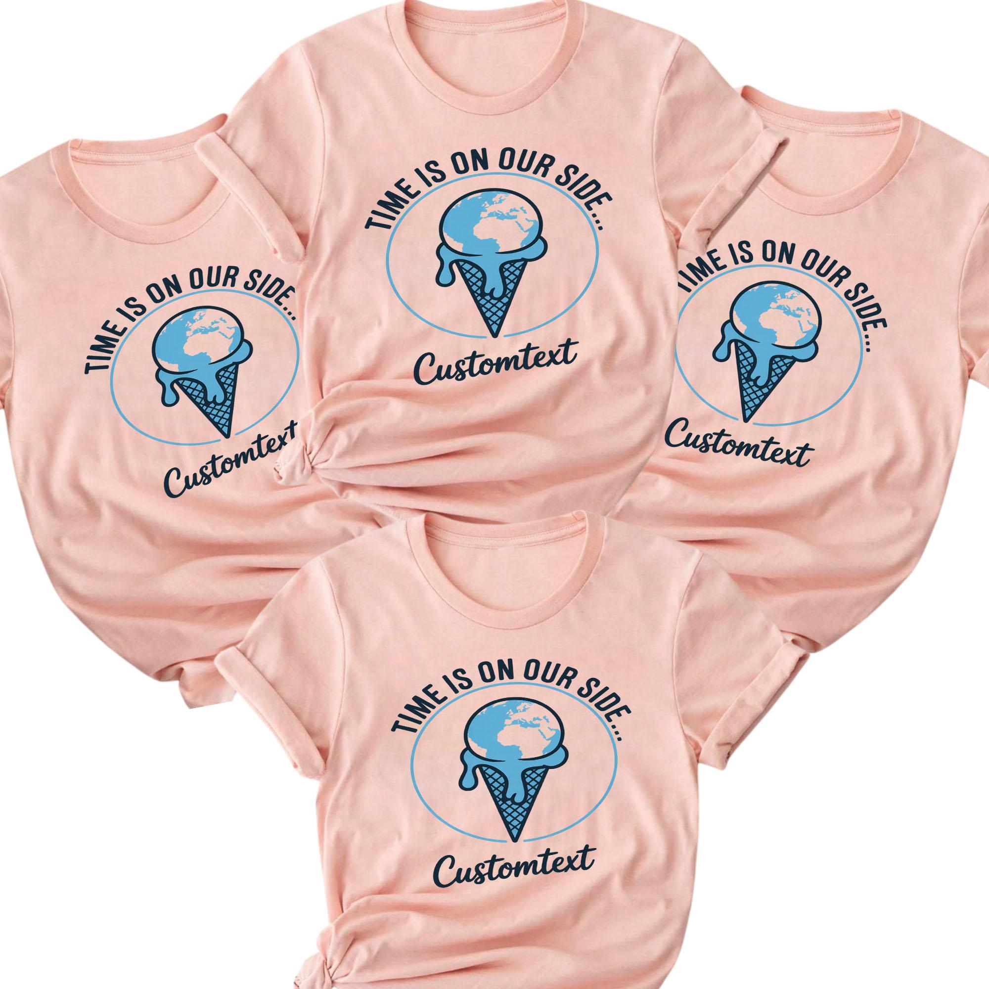 Custom Eco Club Tee – Time Is On Our Side Vintage Environmental Message Shirt custom eco club tee time is on our side vintage environmental message shirt style 1 thumb 168