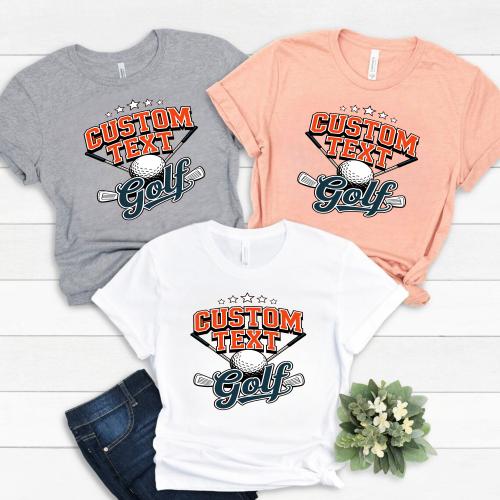 Custom Golf Varsity Sport Team Shirt