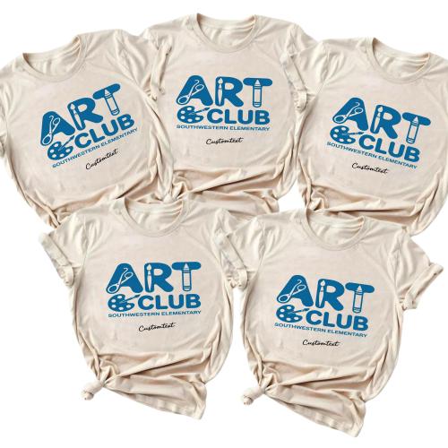 Cute Art Club School Shirt – Custom Southwestern Elementary Vibe