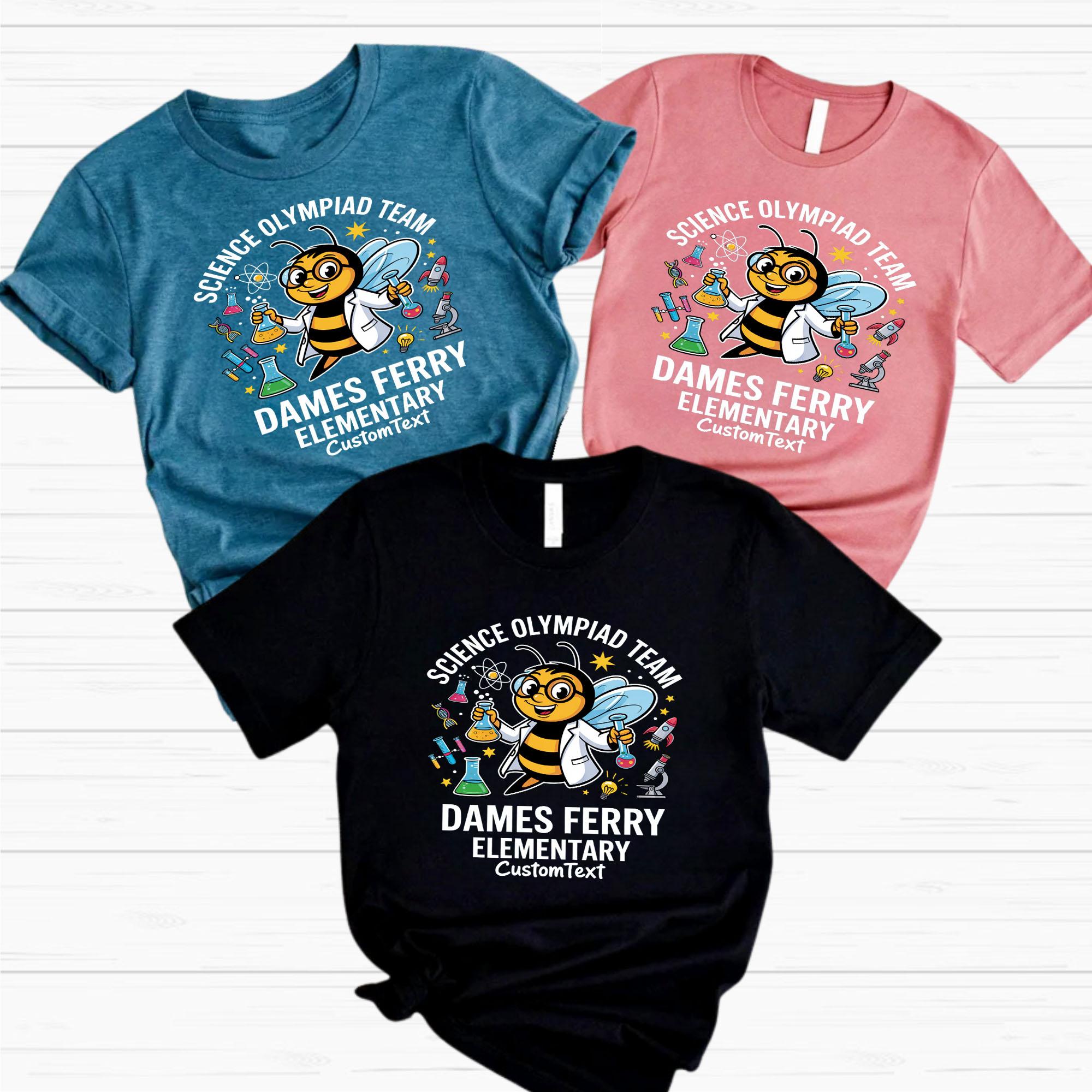 Dames Ferry Elementary Science Olympiad Shirt – Custom Cute Animal Club Tee dames ferry elementary science olympiad shirt custom cute animal club tee style 1 thumb 235