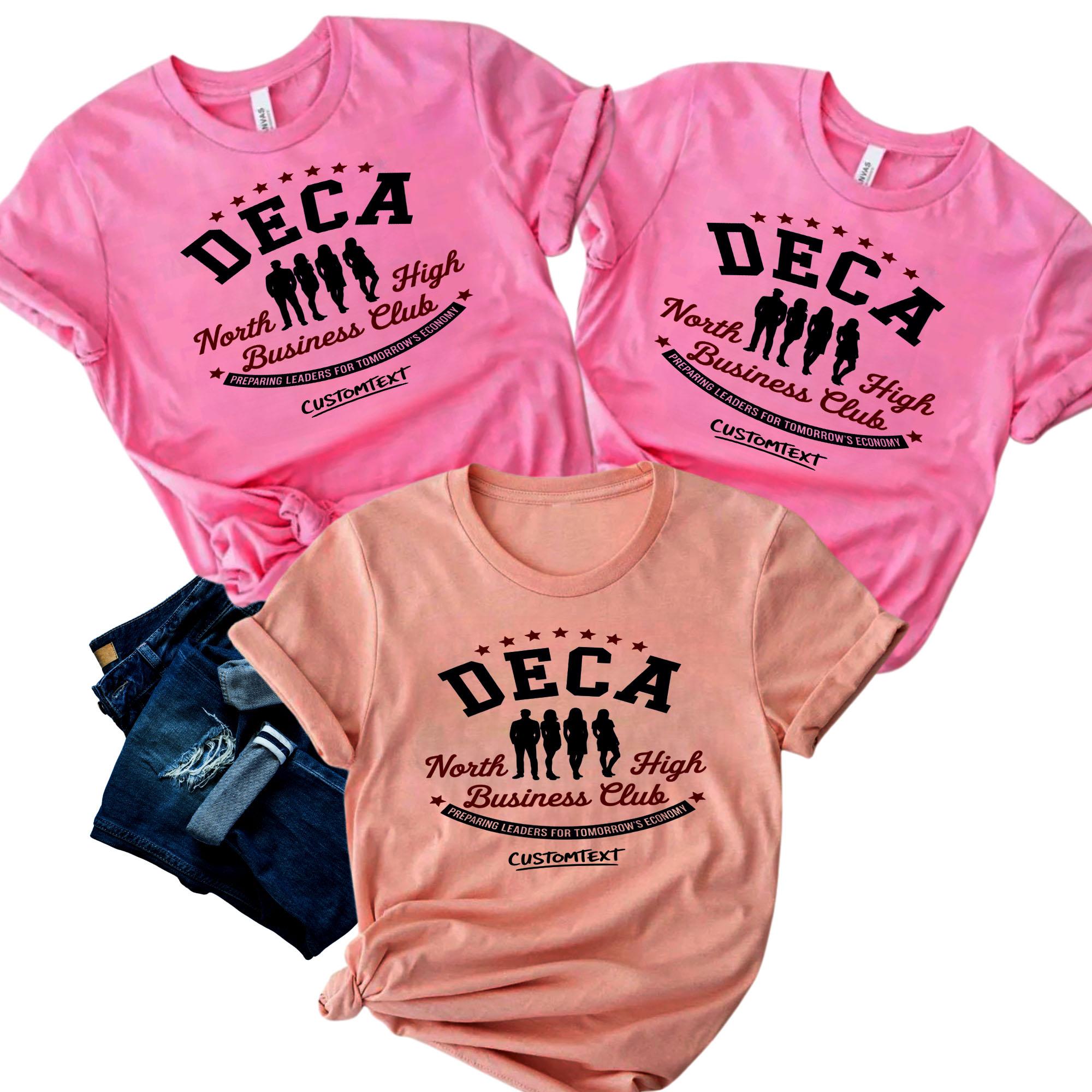 DECA Preparing Leaders Club Shirt – Classic North High Business Custom Tee deca preparing leaders club shirt classic north high business custom tee style 2 thumb 77