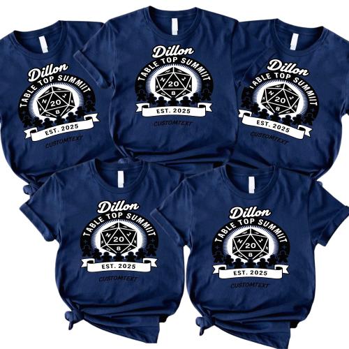 Dillon Table Top Summit Shirt – Custom Club Strip Shirt, Classic Tabletop Fantasy Tee