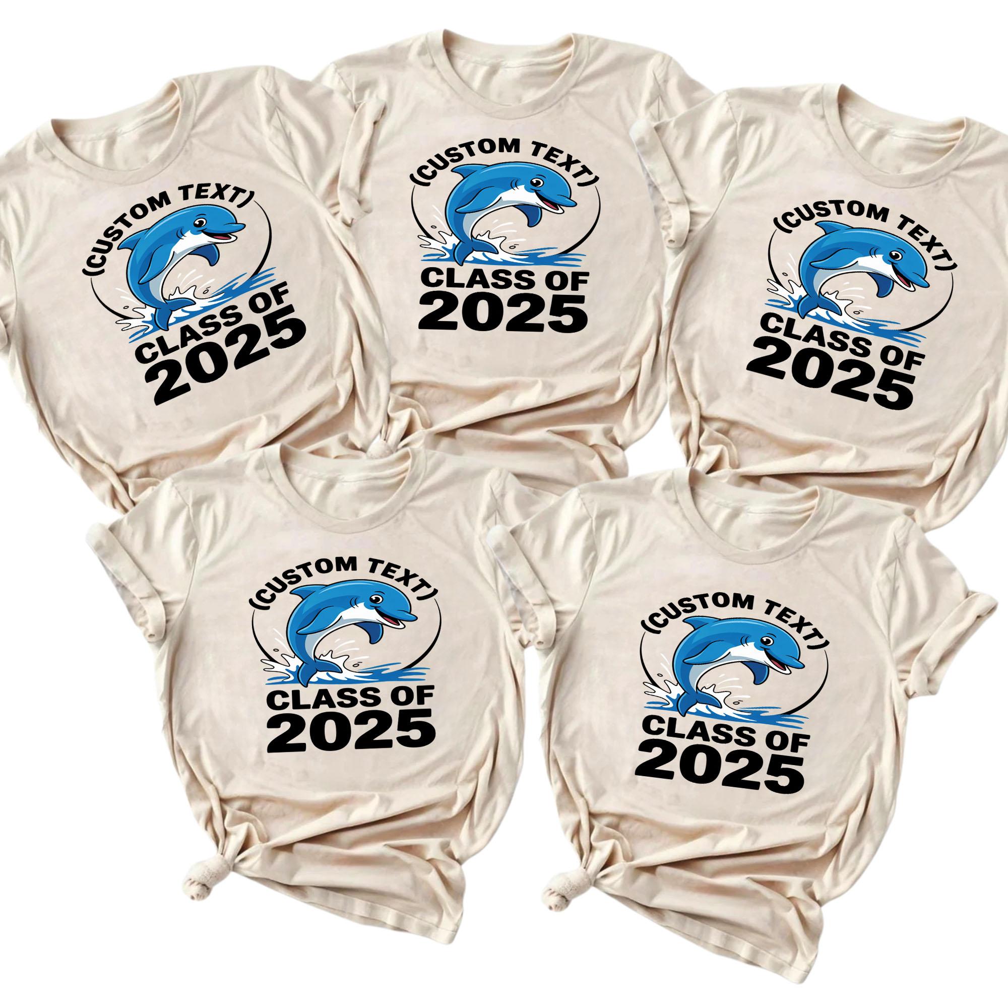 Dolphin Mascot Class of 2025 T-shirt – Graduation Shirt for Kids dolphin mascot class of 2025 t shirt graduation shirt for kids style 2 thumb 7