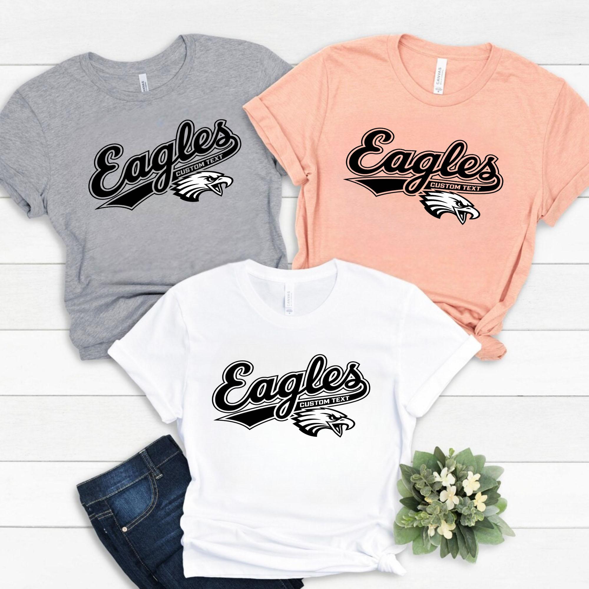 Eagles Retro Mascot T-Shirt – Varsity School Team Spirit Pride Tee eagles retro mascot t shirt varsity school team spirit pride tee style 1 thumb 721