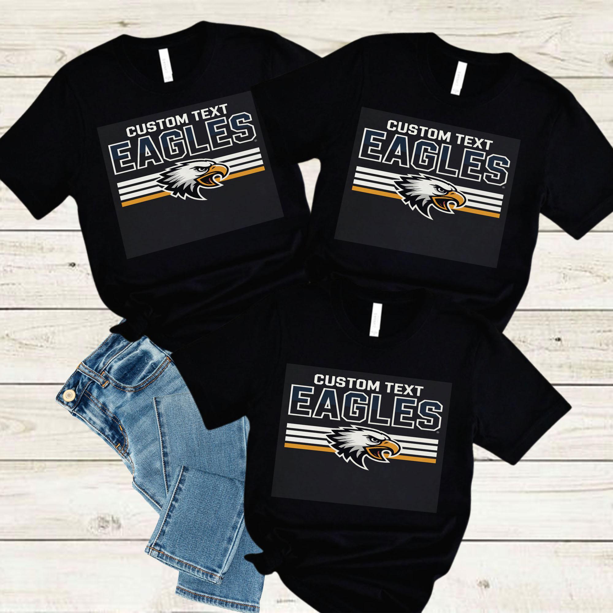 Eagles Varsity Team Shirt – US High School Sports Mascot Logo Tee eagles varsity team shirt us high school sports mascot logo tee style 1 thumb 726