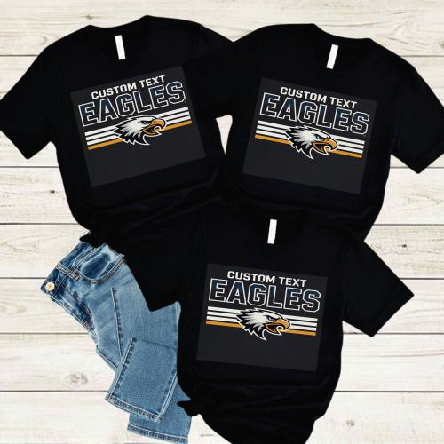 Eagles Varsity Team Shirt – US High School Sports Mascot Logo Tee