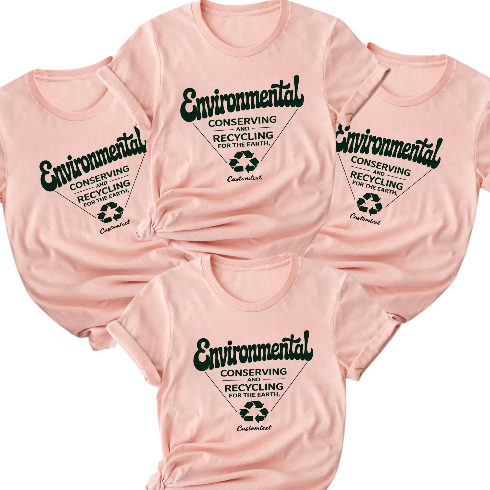 Environmental Conserving Recycling For Earth Fun Custom Environmental Club Shirt environmental conserving recycling for earth fun custom environmental club shirt style 4 thumb 30