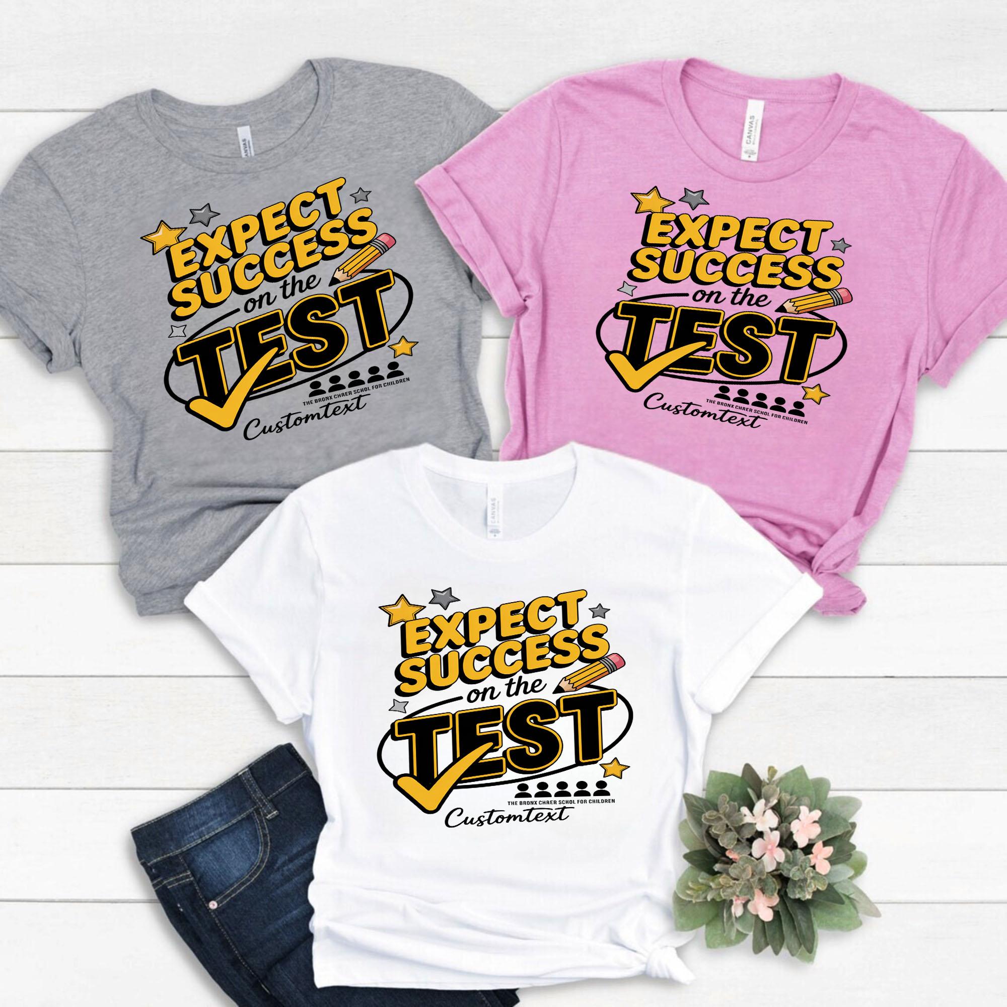 Expect Success on the Test Shirt Custom – Motivational School Club Tee with Pencil & Check Mark Retro Style expect success on the test shirt custom motivational school club tee with pencil check mark retro style style 3 thumb 119