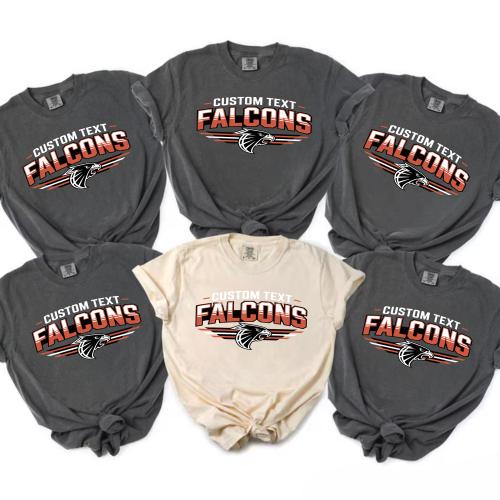 Falcons Varsity Mascot Tee – Classic High School Sports Team T-Shirt USA