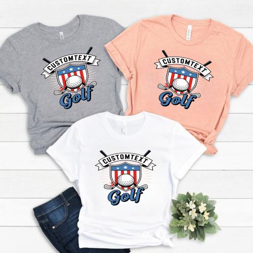 golf Varsity Sport Team Shirt – Custom School Tee