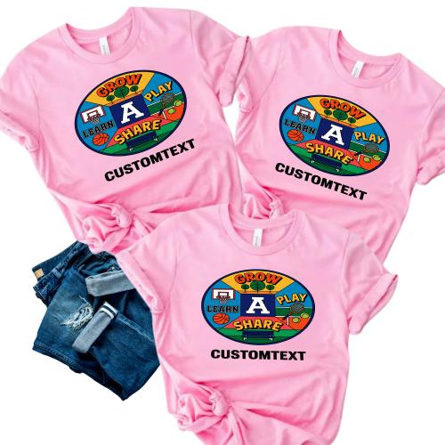 Grow Learn Play Share Camp A Custom Trip Shirt – Outdoor Fun Style