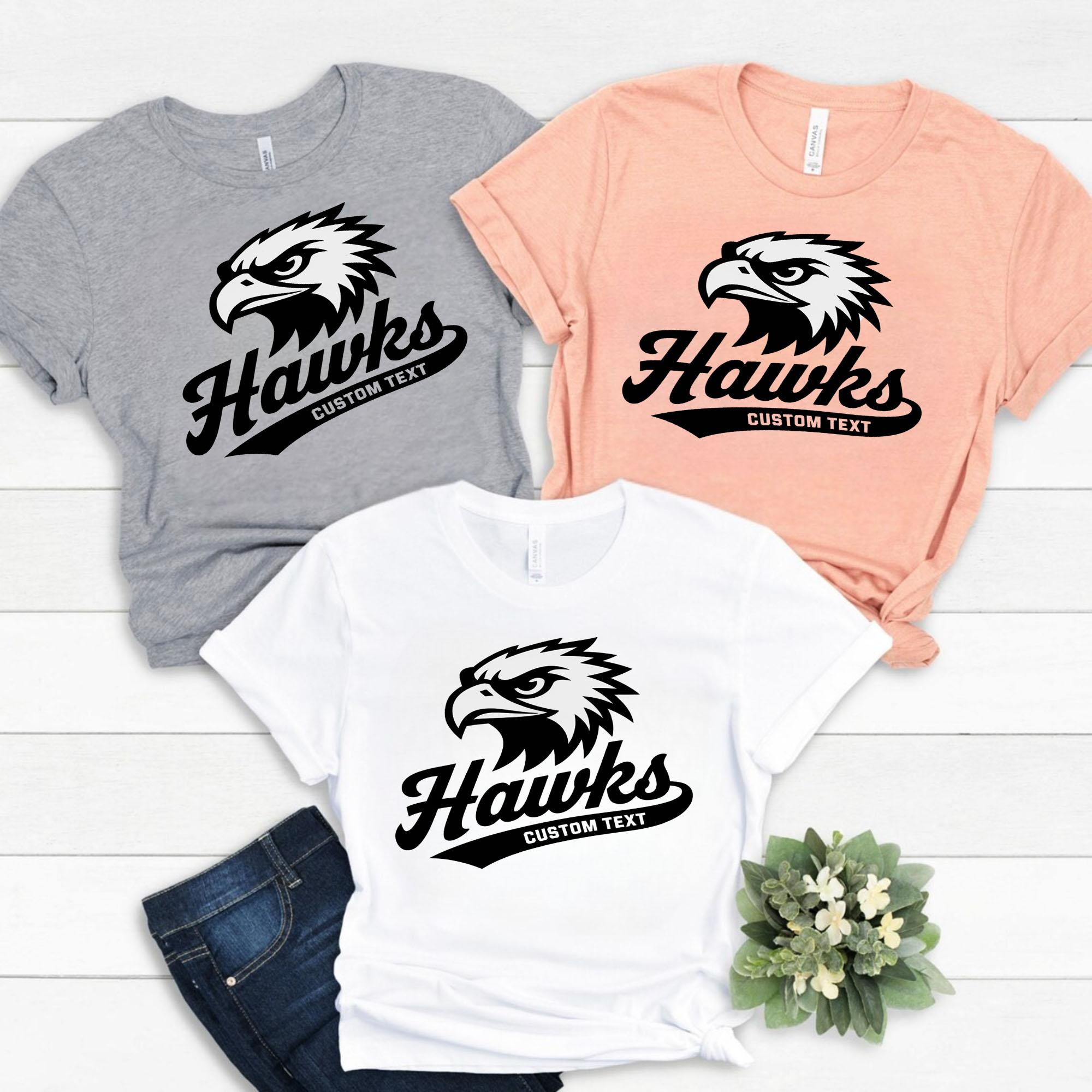 Hawks Custom Mascot Tee – Retro Athletic Fierce Eagle Team Spirit T-Shirt hawks custom mascot tee retro athletic fierce eagle team spirit t shirt style 1 thumb 741