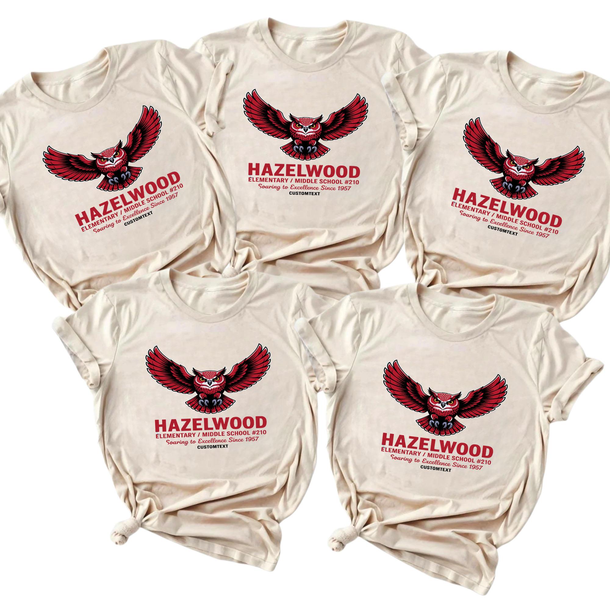 Hazelwood Owl Mascot Shirt – School Spirit Tee for Elementary & Middle School hazelwood owl mascot shirt school spirit tee for elementary middle school style 1 thumb 17
