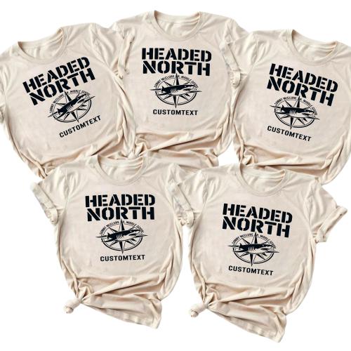 Headed North Shark Transition Shirt – Custom Middle School Compass Tee