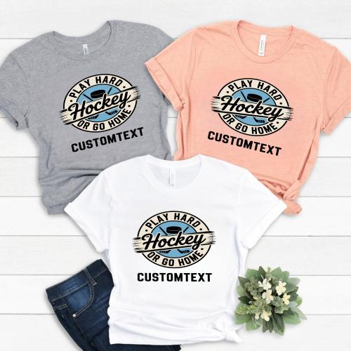 Hockey Grunge T-shirt – Play Hard Urban Sport Style