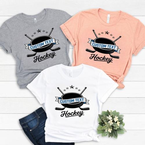 Hockey Retro Custom Club Sport Team T-Shirt