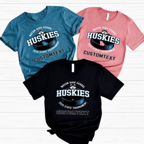 Hockey Tournament Club Sport Team T-shirt – Custom Varsity Mascot Design