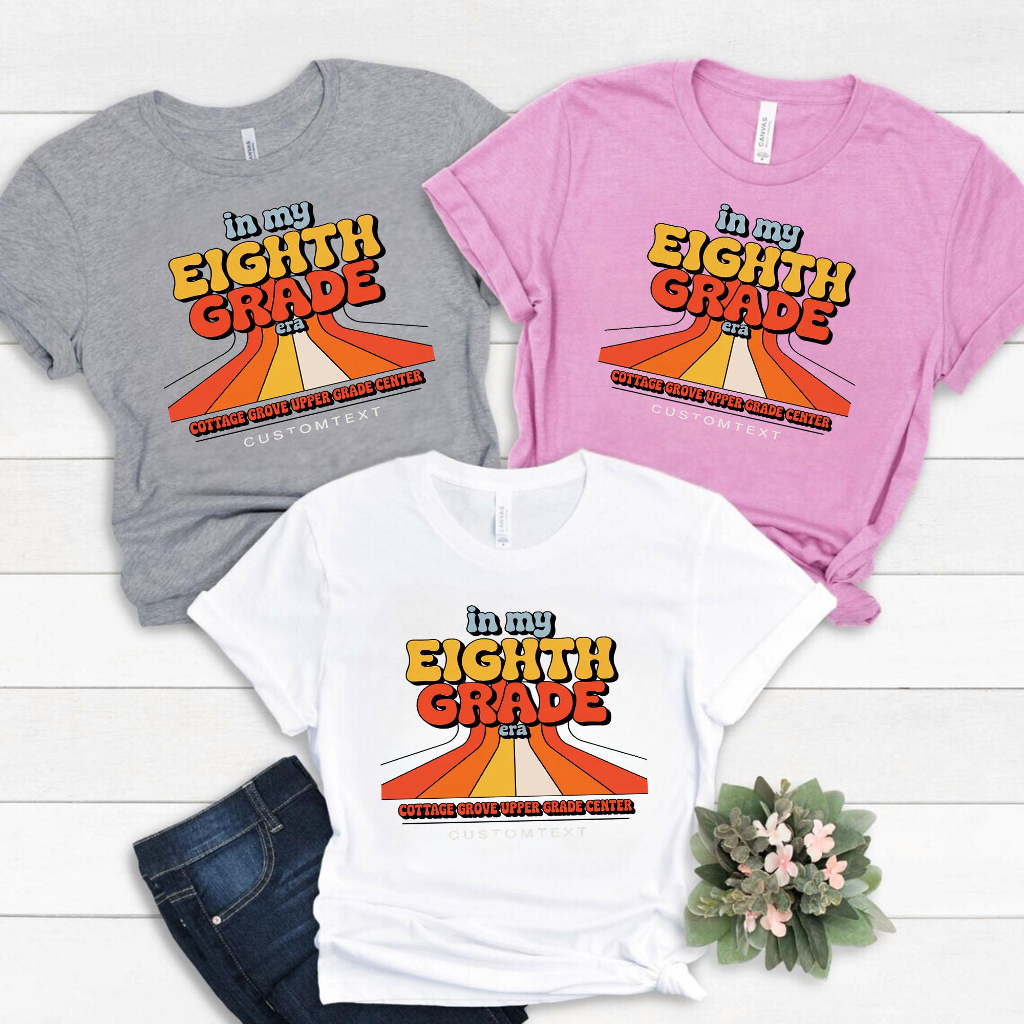 In My Eighth Grade Era Shirt – Retro Class of 2025 Custom Tee in my eighth grade era shirt retro class of 2025 custom tee style 2 thumb 40