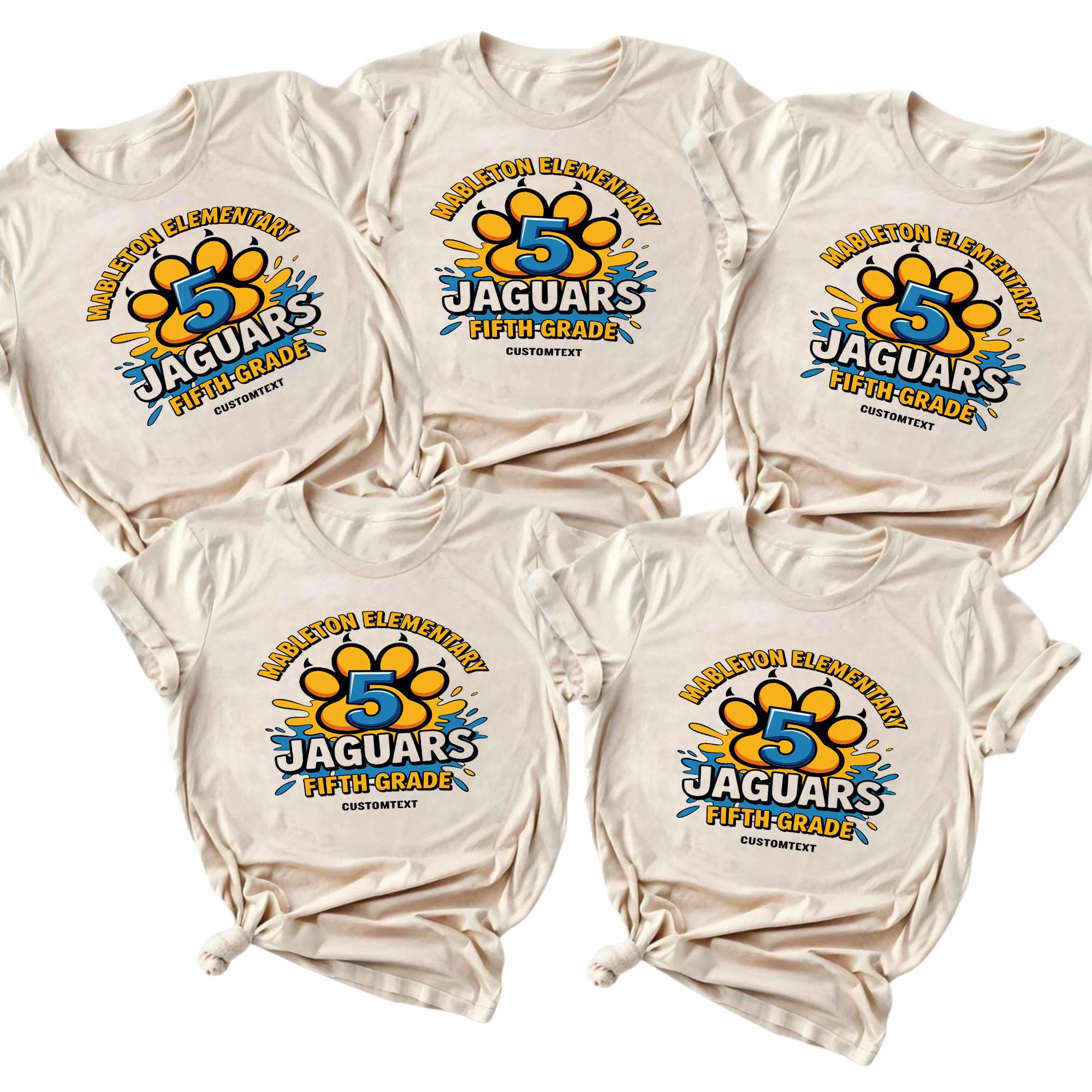 Jaguar Paw 5th Grade Class Shirt – Mableton Elementary Custom Mascot Tee jaguar paw 5th grade class shirt mableton elementary custom mascot tee style 2 thumb 11